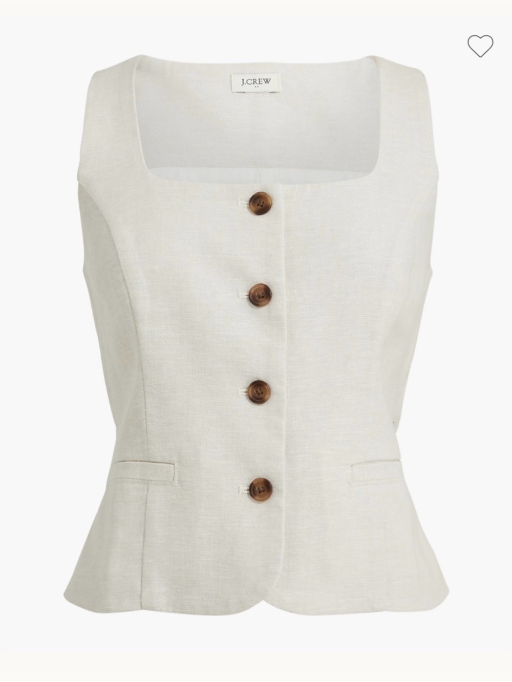 J. Crew Cream Knit Top